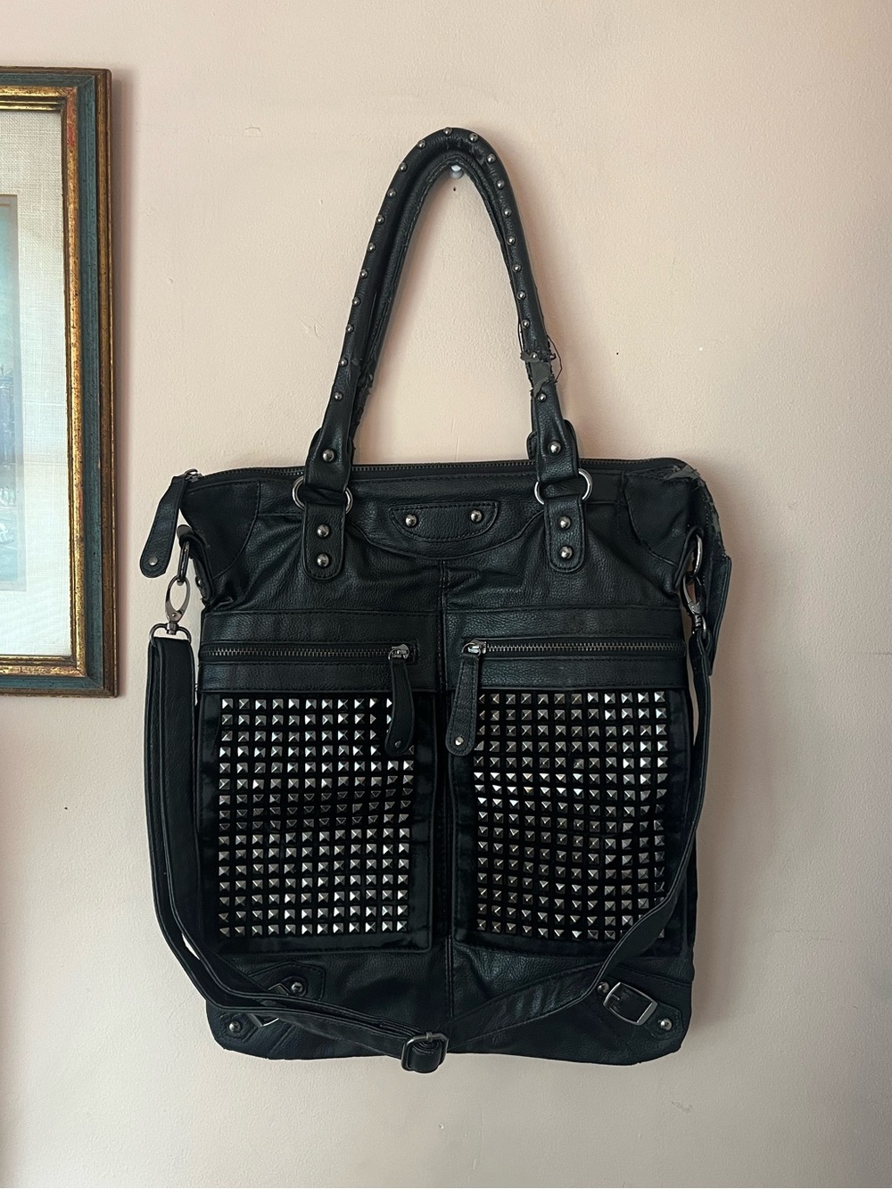 Urban Outfitters Deena & Ozzy studded tote bag